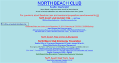 Desktop Screenshot of northbeachclub.net